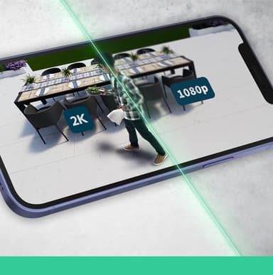 Arlo Essential 2K säkerhetskamera (2-pack)