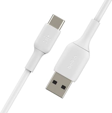 BOOST CHARGE USB-A to USB-C Cable, 0,15M, White