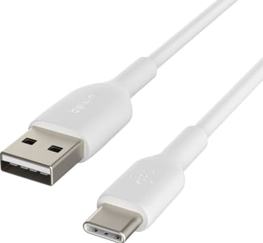 BOOST CHARGE USB-A to USB-C Cable, 0,15M, White