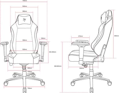Arozzi Primo PU gamingstol (svart med svart logotyp)