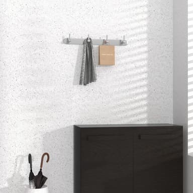 Klädstång Klädkrokar Klädhängare (modell b - 4 krokar)