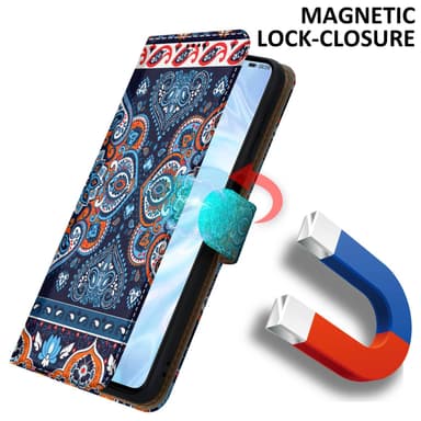 Huawei P30 Plånboksfodral Skal (Blå)