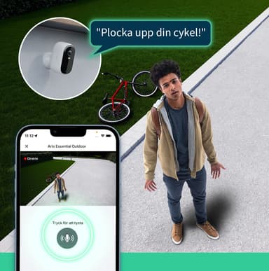 Arlo Essential 2K säkerhetskamera (3-pack)