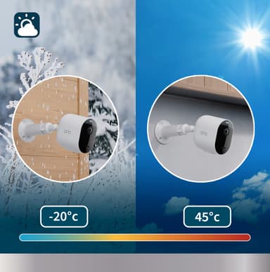 Arlo Pro 5 säkerhetskamera (vit/1-pack)