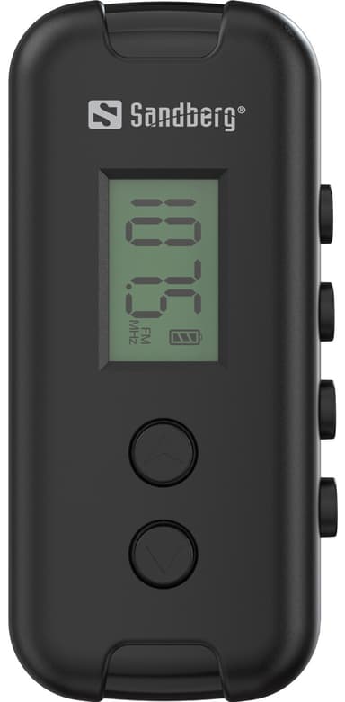 Sandberg pocket FM-radio (AAA-batteri)