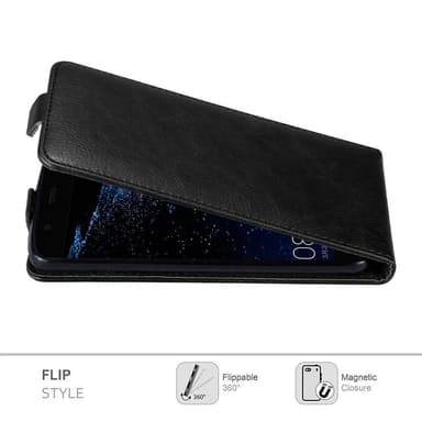 Huawei P10 LITE Flipfodral Skal (Svart)