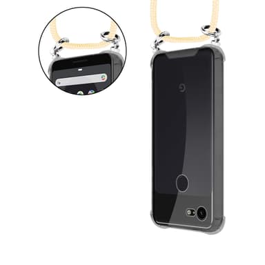 Skal Google PIXEL 3 Fodral Kedja (Gul)