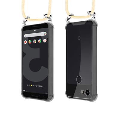Skal Google PIXEL 3 Fodral Kedja (Gul)