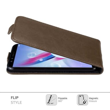 Honor 9 LITE Flipfodral Skal (Brun)