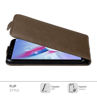 Honor 9 LITE Flipfodral Skal (Brun)