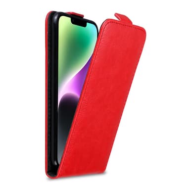 iPhone 14 Flipfodral Skal (Röd)
