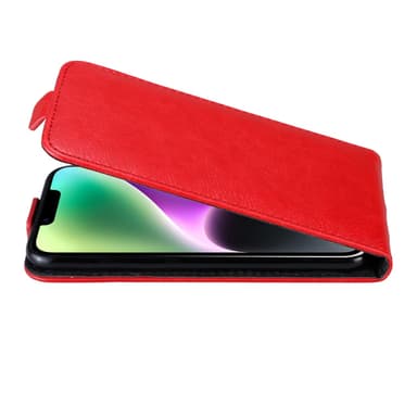 iPhone 14 Flipfodral Skal (Röd)