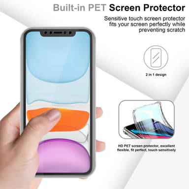 Skal iPhone 11 Fodral Case (Transparent)