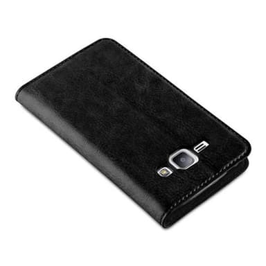 Skal Samsung Galaxy J1 2015 Plånboksfodral (Svart)