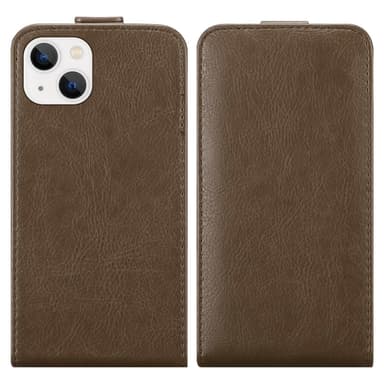 iPhone 14 Flipfodral Skal (Brun)