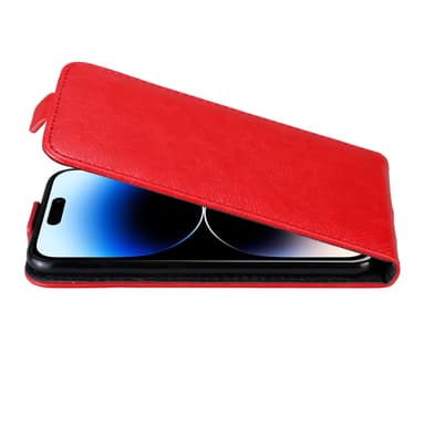iPhone 14 PRO MAX Flipfodral Skal (Röd)
