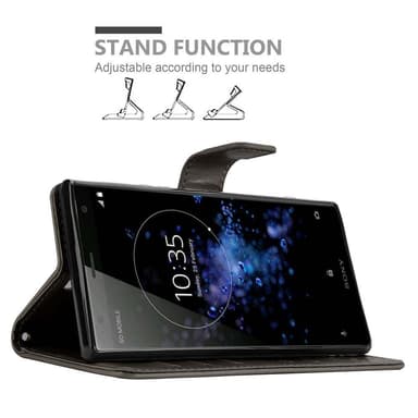 Sony Xperia XZ2 Plånboksfodral Skal (Grå)
