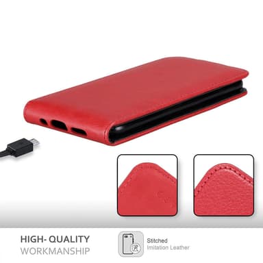 iPhone 13 Flipfodral Skal (Röd)