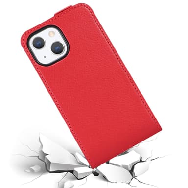 iPhone 13 Flipfodral Skal (Röd)