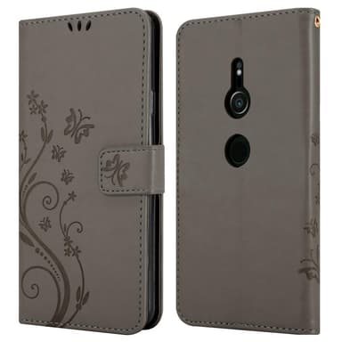 Sony Xperia XZ2 Plånboksfodral Skal (Grå)
