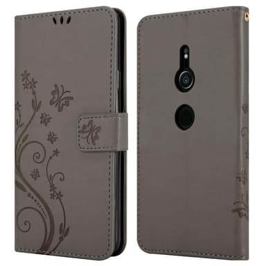 Sony Xperia XZ2 Plånboksfodral Skal (Grå)