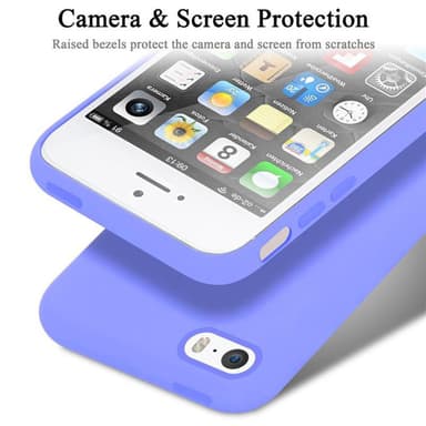 iPhone 5 / 5S / SE 2016 Skal Fodral Case (Lila)