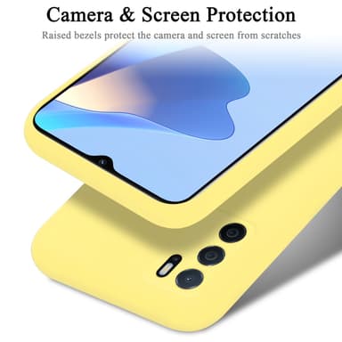Oppo A16s / A54s Skal Fodral Case (Gul)