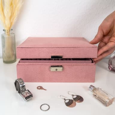 Smyckeskrin Smyckeskrin Tillbehörslåda (rosa)