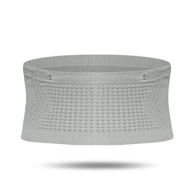 Running Fanny Pack dold ventilerande stickad midjeväska Grå L