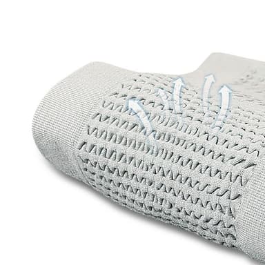 Running Fanny Pack dold ventilerande stickad midjeväska Grå L