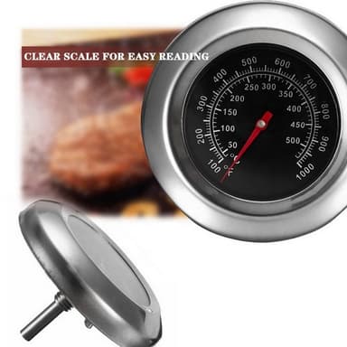 Analog Termometer för Grillning - Rostfritt stål