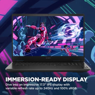 HP Omen 17 R7-8HS/16/512/4060 17.3" bärbar dator gaming
