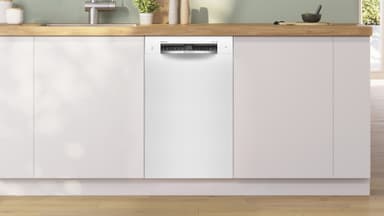Bosch Serie 6 Diskmaskin SPU6ZMW02S (vit 45cm)