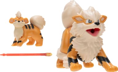 Pokémon Select Evolution actionfigur 2-pack (Growlithe, Arcanine)