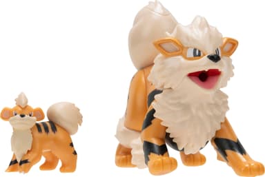 Pokémon Select Evolution actionfigur 2-pack (Growlithe, Arcanine)
