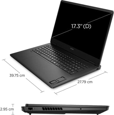 HP Omen 17 R7-8HS/16/512/4060 17.3" bärbar dator gaming