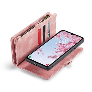 CaseMe mobilfodral 008 11-kort Samsung Galaxy A34 5G - Rosa