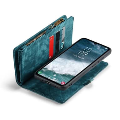 CaseMe mobilfodral 008 11-kort Samsung Galaxy A34 5G - Blå