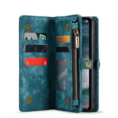 CaseMe mobilfodral 008 11-kort Samsung Galaxy A34 5G - Blå