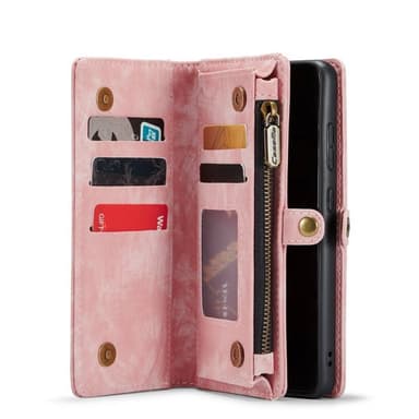 CaseMe mobilfodral 008 11-kort Samsung Galaxy S21 FE - Rosa