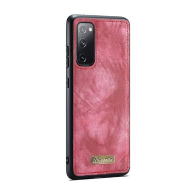 CaseMe mobilfodral 008 11-kort Samsung Galaxy S20 FE - Röd