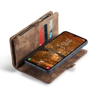 CaseMe mobilfodral 008 11-kort Samsung Galaxy A34 5G - Brun