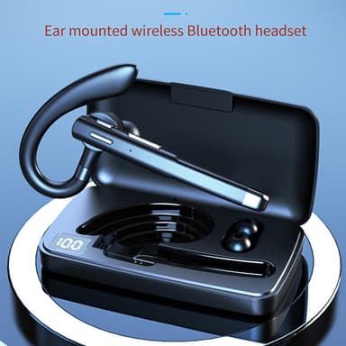 Öronsnäcka Bluetooth 5.1 Dual-Mic CVC 8.0 brusreducering Svart