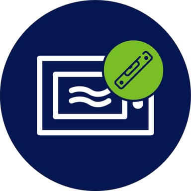 Installation av integrerad mikrovågsugn / kompaktugn