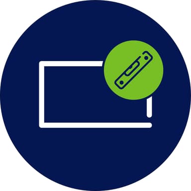 Installation av TV på vägg (Väggfäste säljes separat)
