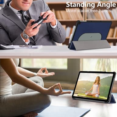 SKALO Google Pixel Tablet Trifold Fodral - Mörkblå