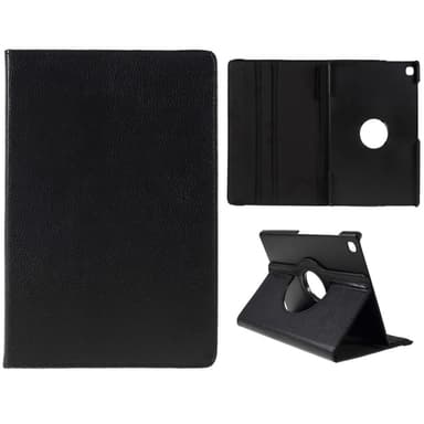 SKALO Samsung Tab S6 Lite 360 Litchi Fodral - Svart