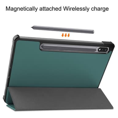 SKALO Samsung Tab S8 Trifold Fodral - Grön