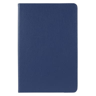 SKALO Samsung Tab A8 10.5 (2021/2022) 360 Litchi Fodral - Mörkblå
