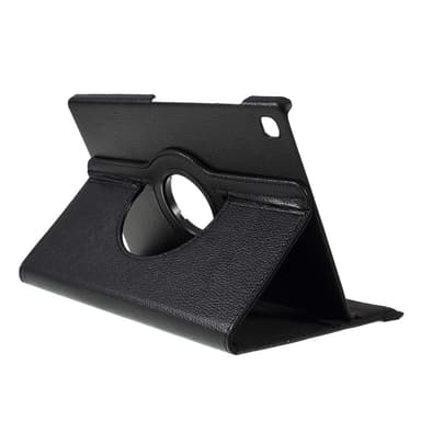 SKALO Samsung Tab S6 Lite 360 Litchi Fodral - Svart